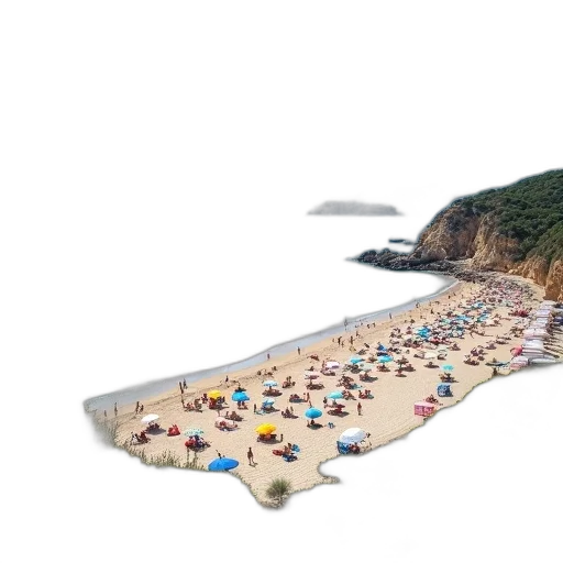 umbrella, robot, hat, dragon, photorealistic, 3d render, concept art, beach transparent PNG cut-out