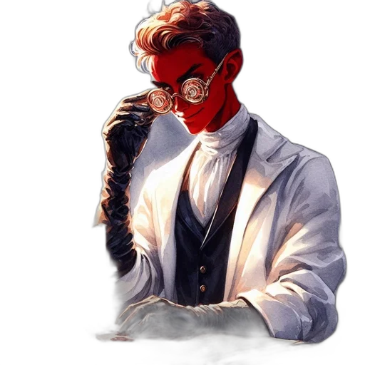 staff, mask, jacket, face, concept art, comic book art, cyberpunk, pixel art transparent PNG cut-out