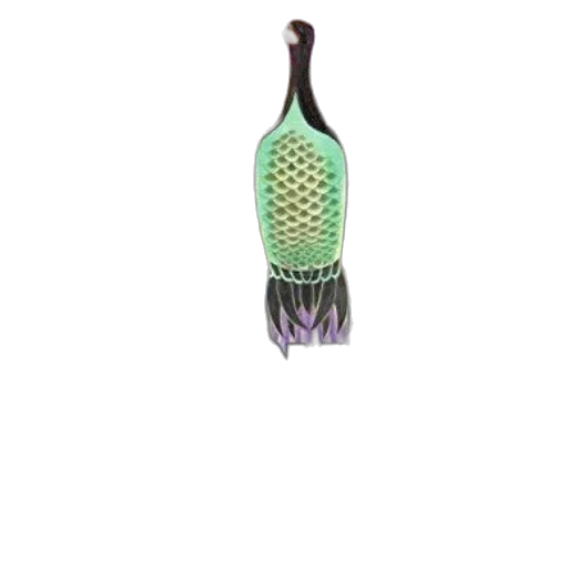 bottle, staff, hair, umbrella, 3d render, green, vibrant, book transparent PNG cut-out