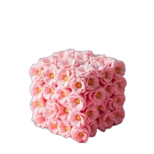 crown, flower, jewelry, umbrella, 3d render, photorealistic, pink, baby transparent PNG cut-out