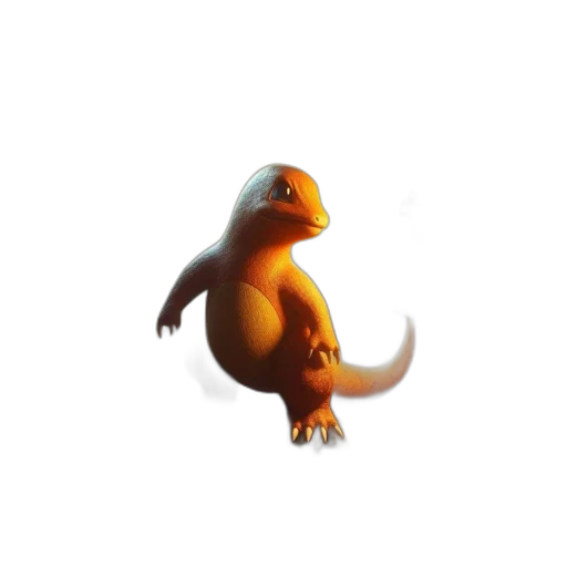 dragon, creature, animal, staff, 3d render, concept art, pixel art, photorealistic transparent PNG cut-out