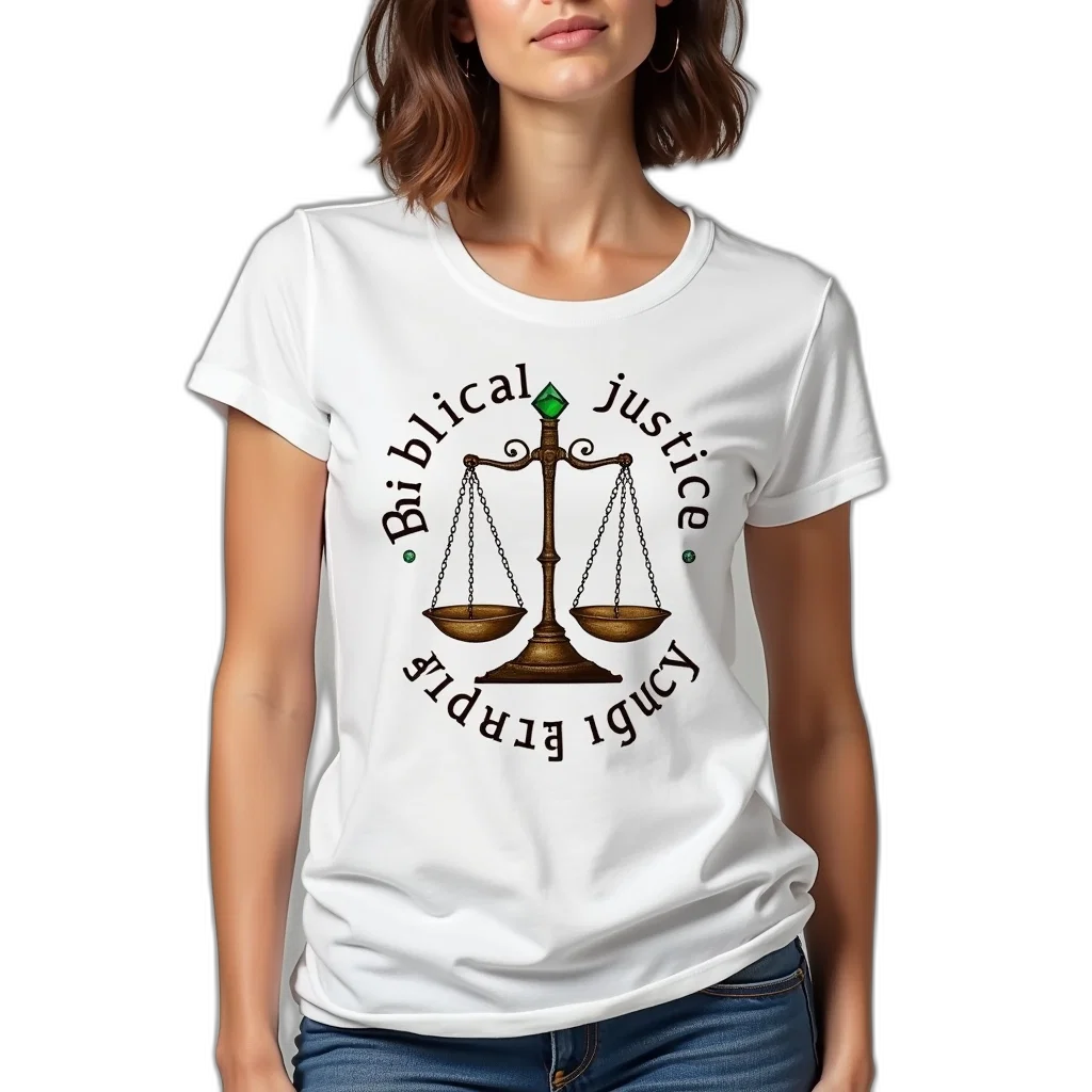 woman, wearing, white, t-shirt, graphic, design, features, stylized transparent PNG cut-out