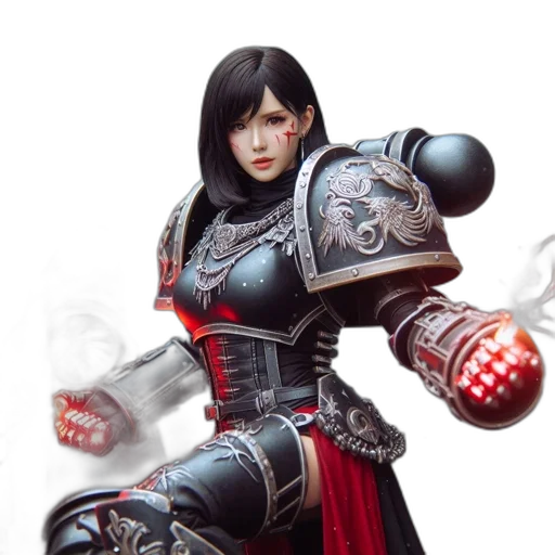 sword, weapon, fantasy art, concept art, photorealistic, 3d render, red, woman transparent PNG cut-out