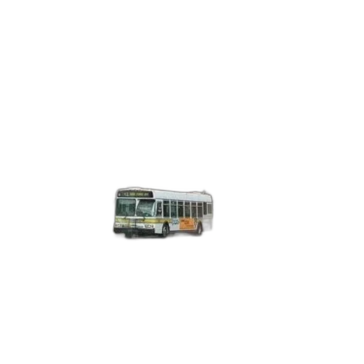 pixel art, bus, driving, down, street, green, traffic, light transparent PNG cut-out