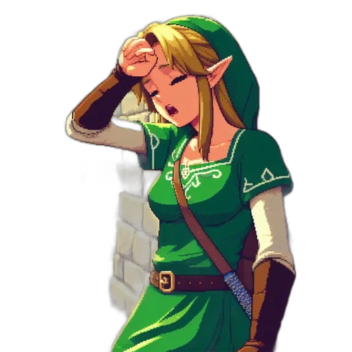 dress, staff, face, mask, pixel art, concept art, fantasy art, comic book art transparent PNG cut-out