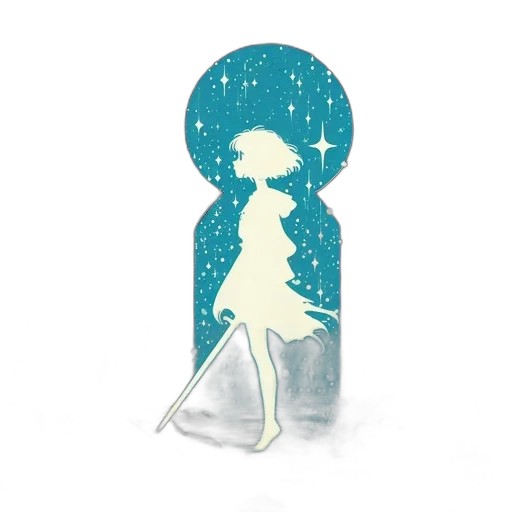 dress, umbrella, bottle, staff, pixel art, anime, watercolor, concept art transparent PNG cut-out