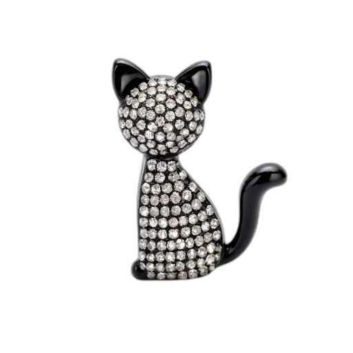 jewelry, staff, close-up, image, silver, cat-shaped, earring, sparkling transparent PNG cut-out