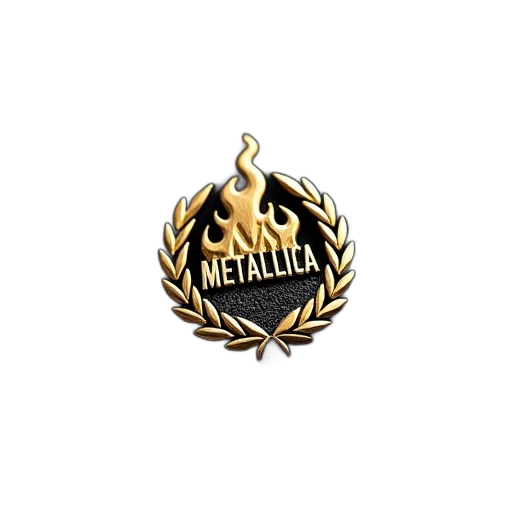 jewelry, jacket, black, pin, golden, emblem, featuring, word transparent PNG cut-out