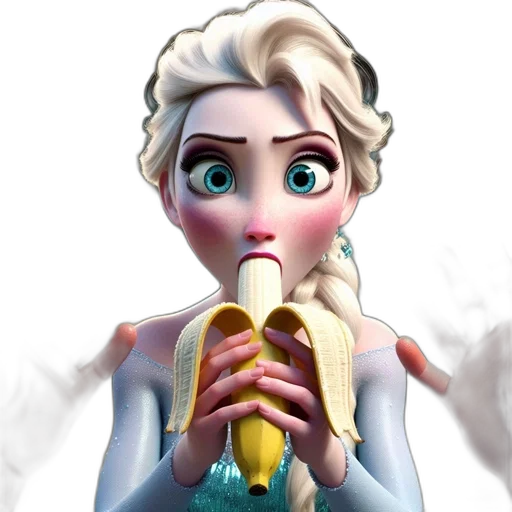 food, face, weapon, dress, 3d render, concept art, photorealistic, cartoon transparent PNG cut-out