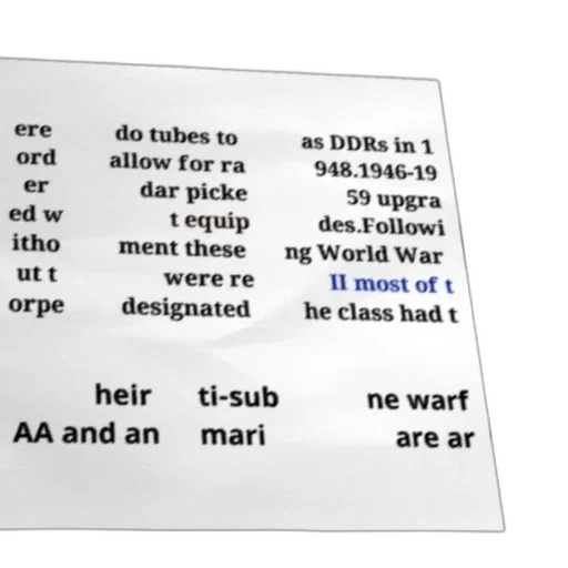 document, discussing, re-designation, ddrs, 1948, mentioning, upgrades, 1946-1959 transparent PNG cut-out