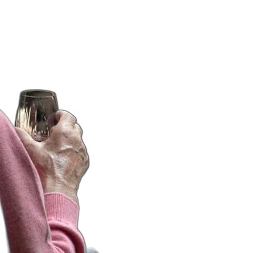 bottle, staff, weapon, face, photorealistic, person, pink, sweater transparent PNG cut-out