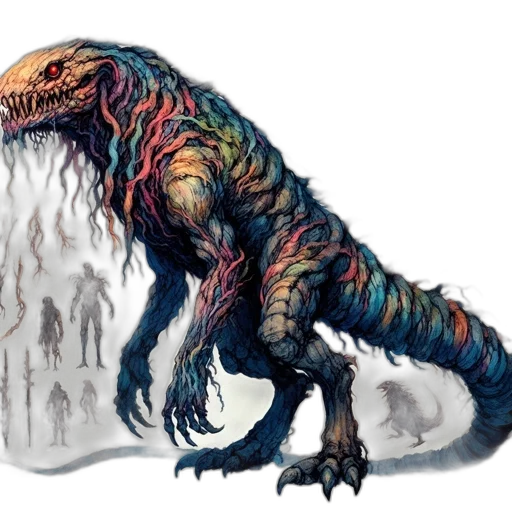creature, dragon, animal, concept art, fantasy art, pixel art, watercolor, fantastical transparent PNG cut-out