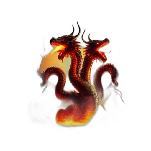 dragon, staff, creature, animal, fantasy art, concept art, pixel art, watercolor transparent PNG cut-out