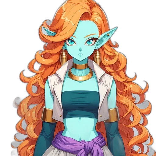 staff, fantasy art, pixel art, concept art, anime, pastel, blue, colorful transparent PNG cut-out