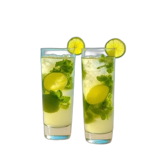 food, 3d render, photorealistic, two transparent PNG cut-out