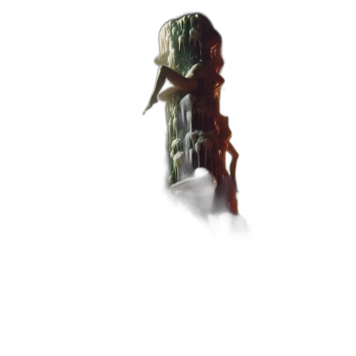 staff, creature, sword, face, 3d render, concept art, fantasy art, pixel art transparent PNG cut-out
