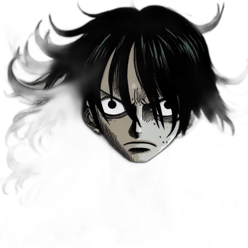 mask, face, hair, creature, concept art, comic book art, anime, fantasy art transparent PNG cut-out