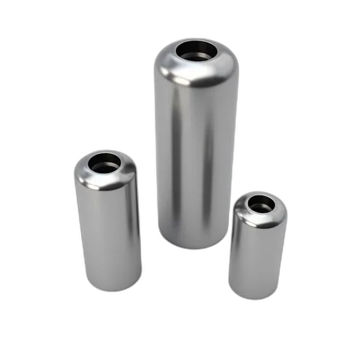 jewelry, bottle, 3d render, set, three, metallic, cylindrical, objects transparent PNG cut-out