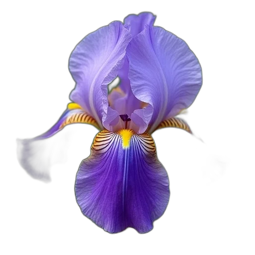 flower, jewelry, crown, animal, photorealistic, 3d render, close-up, purple transparent PNG cut-out