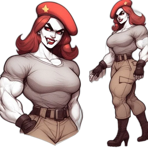 concept art, comic book art, cartoon, pixel art, red, illustrations, depict, strong transparent PNG cut-out