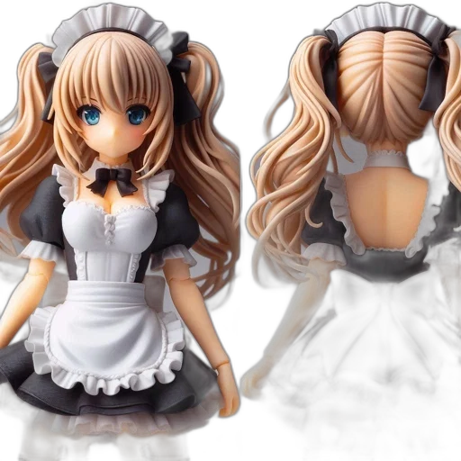 dress, 3d render, anime, concept art, photorealistic, monochrome, anime-styled, female transparent PNG cut-out