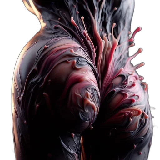 creature, dress, hair, face, concept art, comic book art, photorealistic, 3d render transparent PNG cut-out
