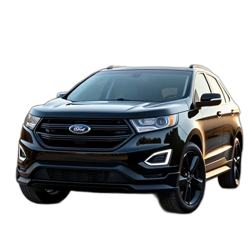 car, used, black, ford transparent PNG cut-out
