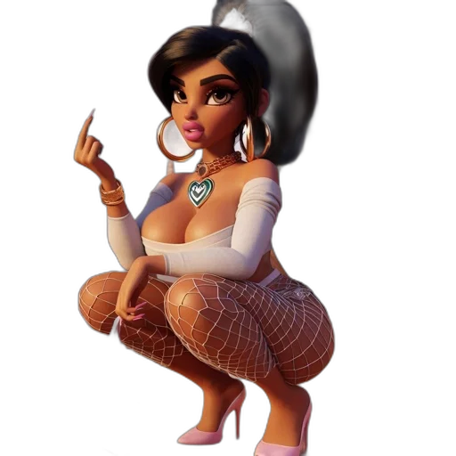 dress, staff, concept art, 3d render, fantasy art, cartoon, animated, woman transparent PNG cut-out
