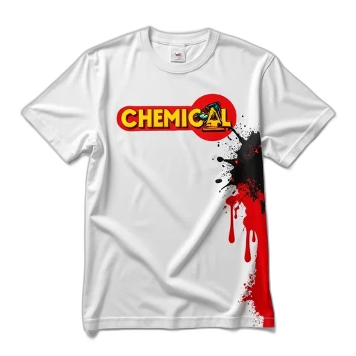 concept art, 3d render, white, t-shirt, graphic, design, featuring, word transparent PNG cut-out