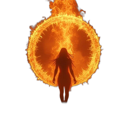 jacket, hair, dress, dragon transparent PNG cut-out