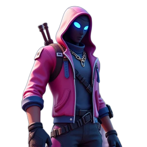 jacket, mask, weapon, face transparent PNG cut-out