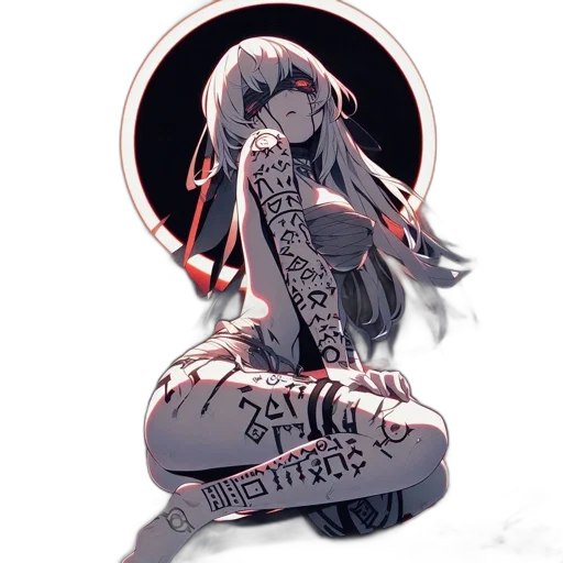 sword, dress, weapon, staff, concept art, cyberpunk, pixel art, anime transparent PNG cut-out