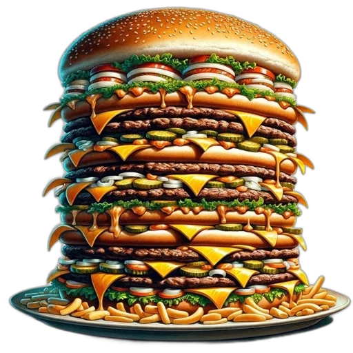 food, animal, crown, weapon, photorealistic, 3d render, concept art, pixel art transparent PNG cut-out