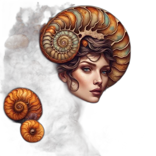 hair, hat, crown, fantasy art transparent PNG cut-out