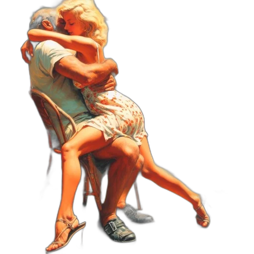 furniture, dress, shoes, umbrella, photorealistic, concept art, 3d render, oil painting transparent PNG cut-out