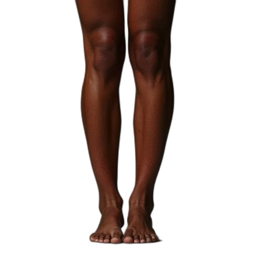 dress, shoes, 3d render, dark, earth tones, person, varicore, veins transparent PNG cut-out