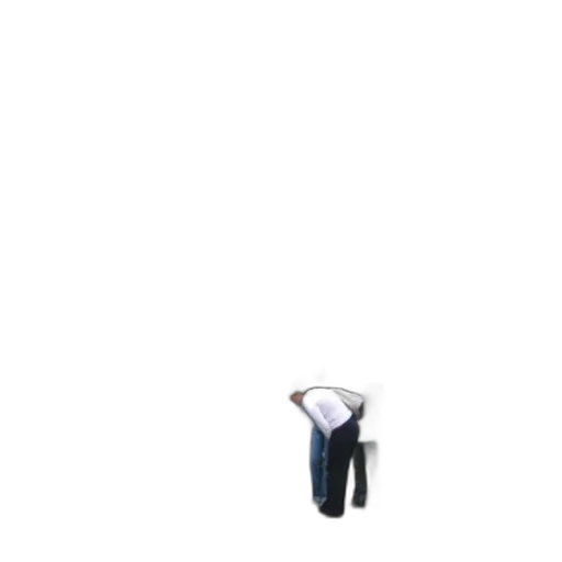 staff, robot, jacket, umbrella, pixel art, concept art, 3d render, anime transparent PNG cut-out