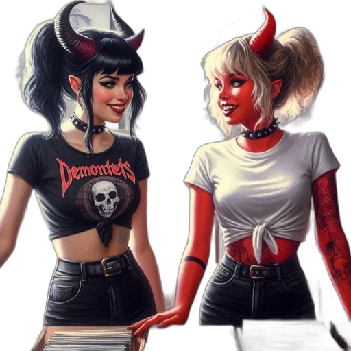 comic book art, concept art, fantasy art, pixel art, dark, red, photograph, features transparent PNG cut-out