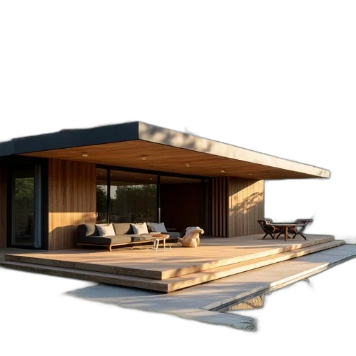 building, furniture, 3d render, photorealistic transparent PNG cut-out