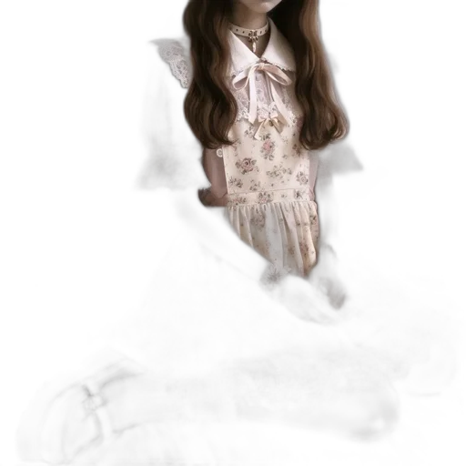 dress, creature, face, hair, photorealistic, concept art, watercolor, fantasy art transparent PNG cut-out
