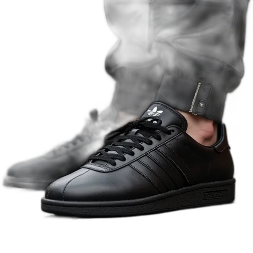 shoes, jacket, photorealistic, 3d render, concept art, vaporwave, fire, fog transparent PNG cut-out