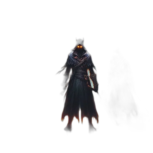 mask, staff, creature, weapon, concept art, fantasy art, pixel art, 3d render transparent PNG cut-out