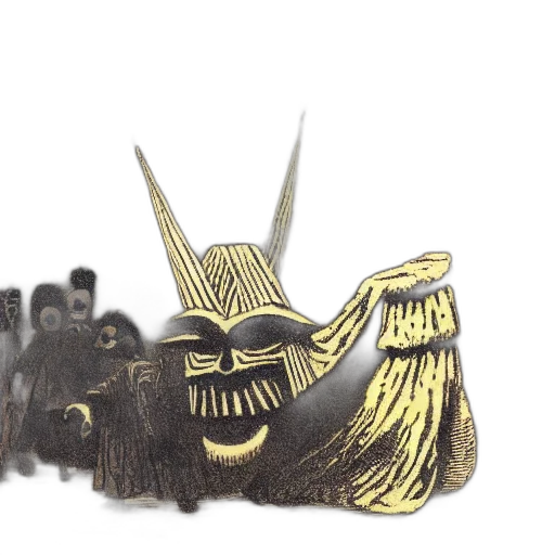 crown, mask, weapon, hat transparent PNG cut-out