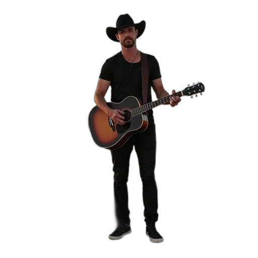 hat, cartoon, 3d render, concept art, photorealistic, man, standing, desert-like transparent PNG cut-out
