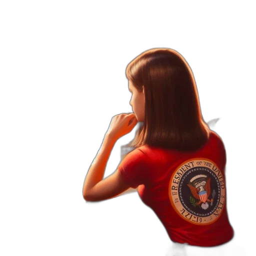jacket, dress, pixel art, concept art, photorealistic, watercolor, red, young transparent PNG cut-out
