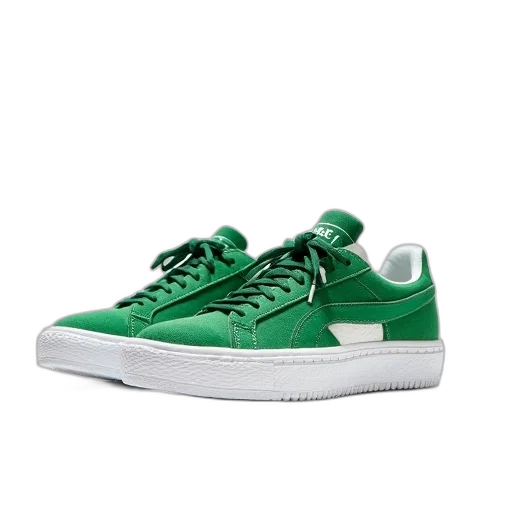 shoes, green, pair, white, sneakers, waffle, sole, design transparent PNG cut-out