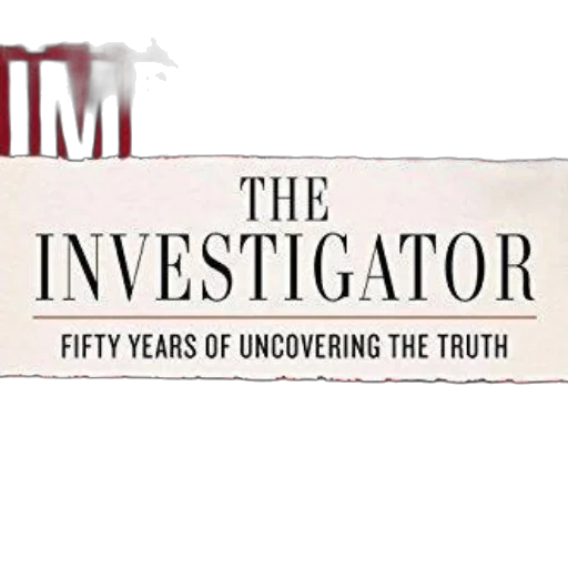investigator, fifty, years, uncovering, truth, book, cover, bold transparent PNG cut-out