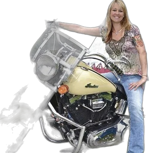 weapon, photorealistic, woman, colorful, top, jeans, stands, next transparent PNG cut-out