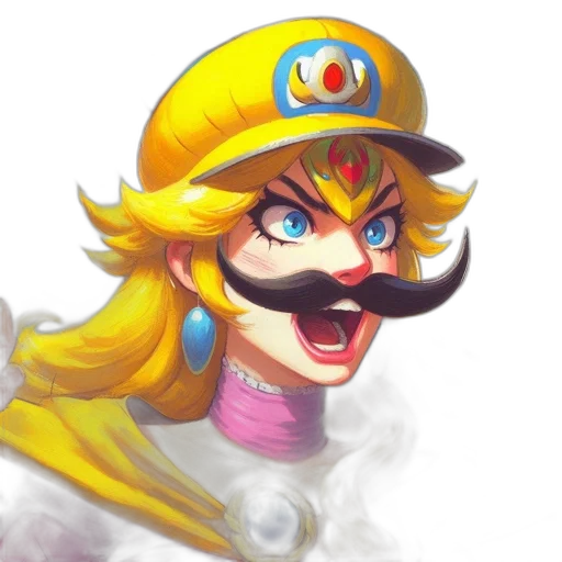 face, mask, crown, hat, concept art, pixel art, fantasy art, watercolor transparent PNG cut-out