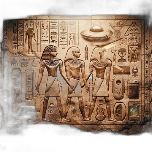 mask, concept art, ancient, egyptian, wall, carving, depicts, three transparent PNG cut-out
